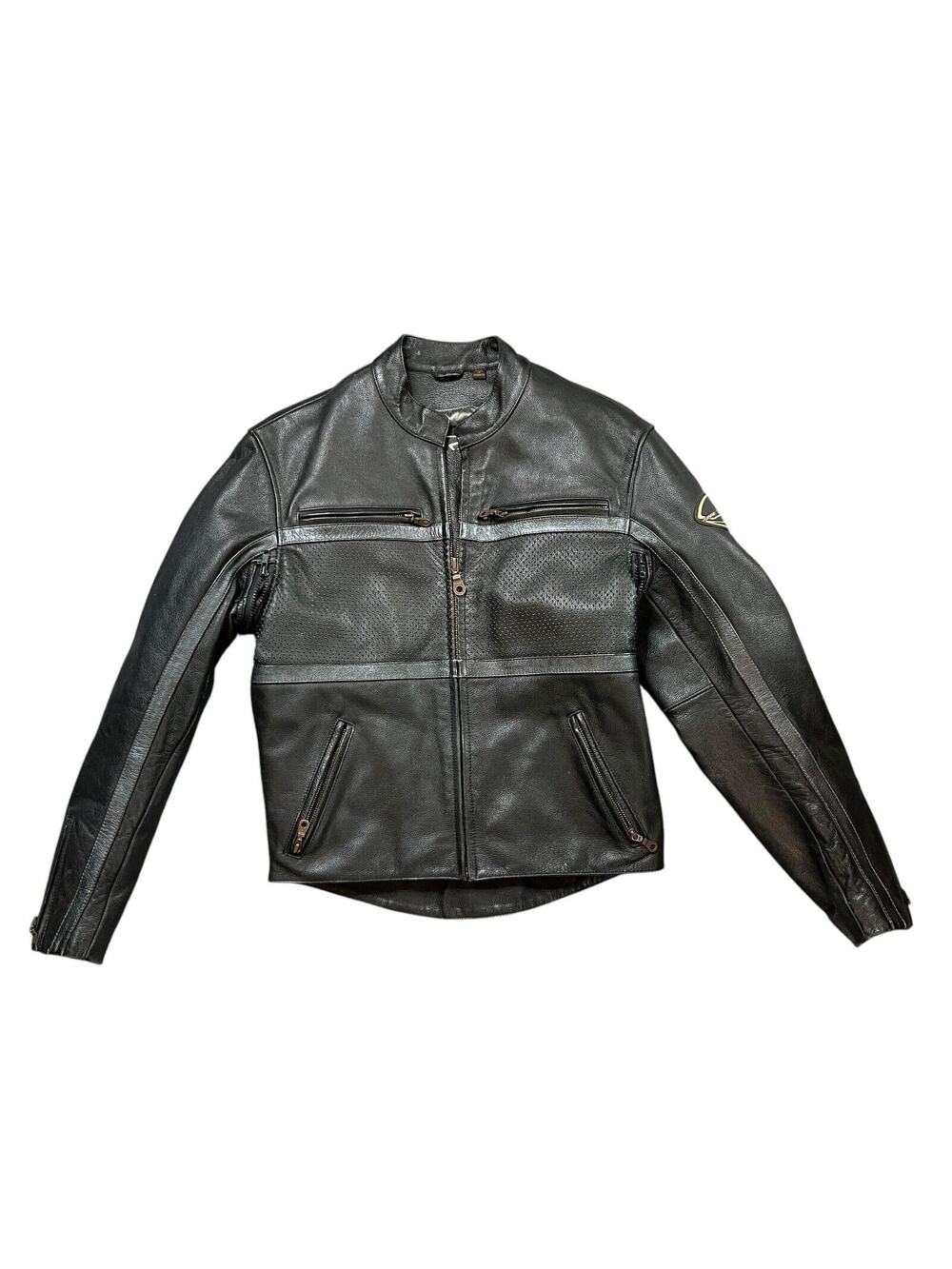 Sonic Racing Sports Jacket Womens Small Black Moto Full Zip‎ Motorcycle Biker